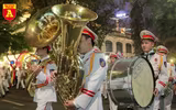 Đoàn nghi lễ Công an nhân dân biểu diễn chào mừng Kỷ niệm 75 năm ngày thành lập Quân đội nhân dân Việt Nam